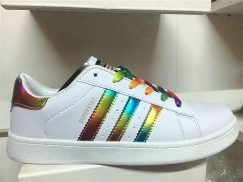 rainbow Adidas shoes for women